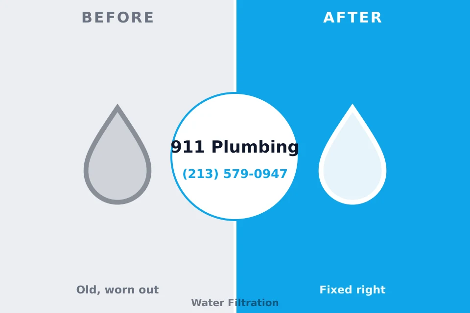 Before and after: plumbing company Brookwood, AL